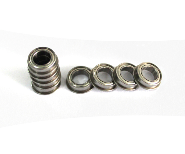 4*10/11.6*4mm Stainless Steel Flange Bearings SMF104ZZ With Single Row