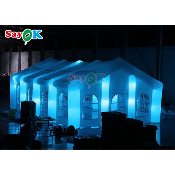 Custom Outdoor Inflatable Tent Party Night Club Structure Inflatable Bar Tent White Color