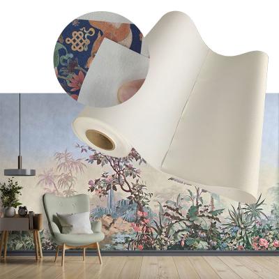 Inkjet Printing Non Woven Wallpaper Matte Art Canvas Roll 240gsm for Modern Wall Decoration