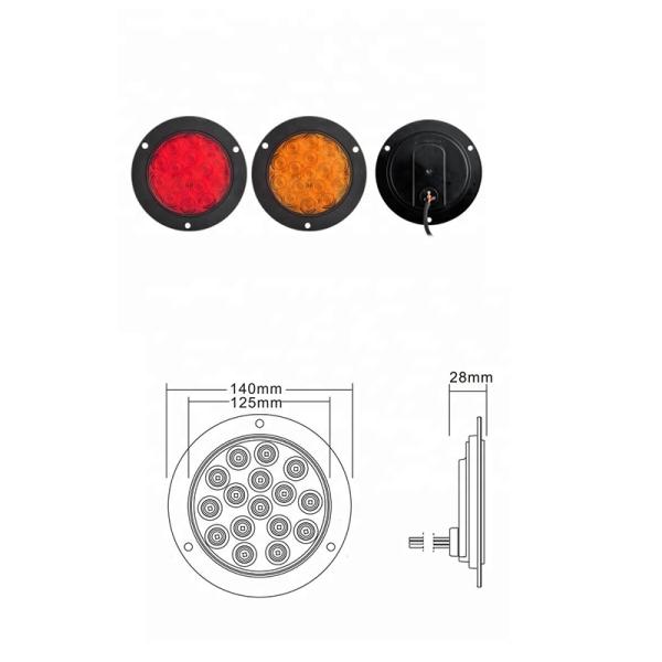 Американская тележка частей 16pcs тележки ISO9001 приведенная 0.2w привела лампу кабеля