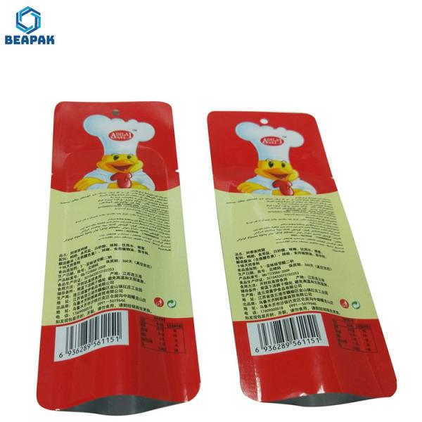 Liquid Organic Soup Packaging Stand Up Zipper Retort Pouch