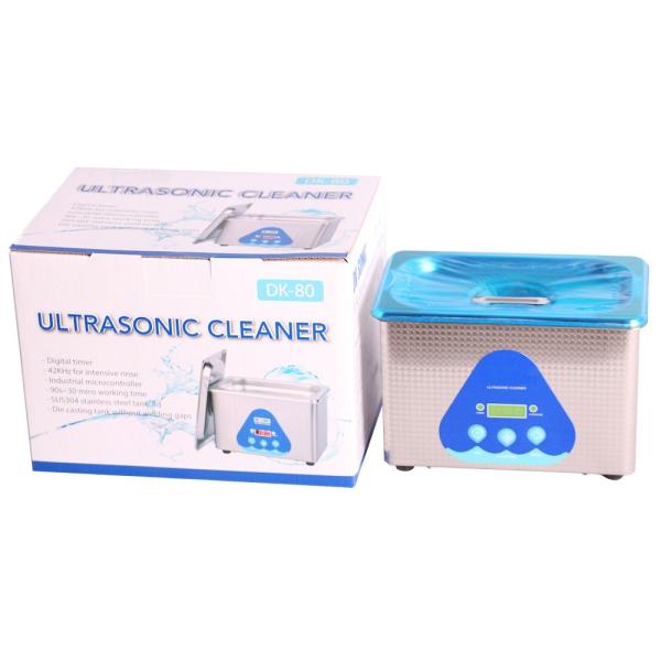 1 Transducer Household Ultrasonic Cleaner Mini Bath 0.8 Litre Capacity 35W 42Khz