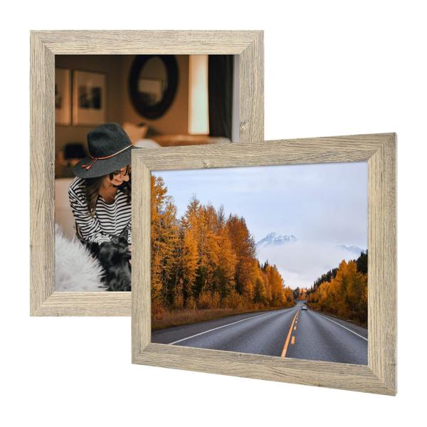 Shabby Chic Wooden Photo Frame Sets with Customized Rustic Wall Art Decoration