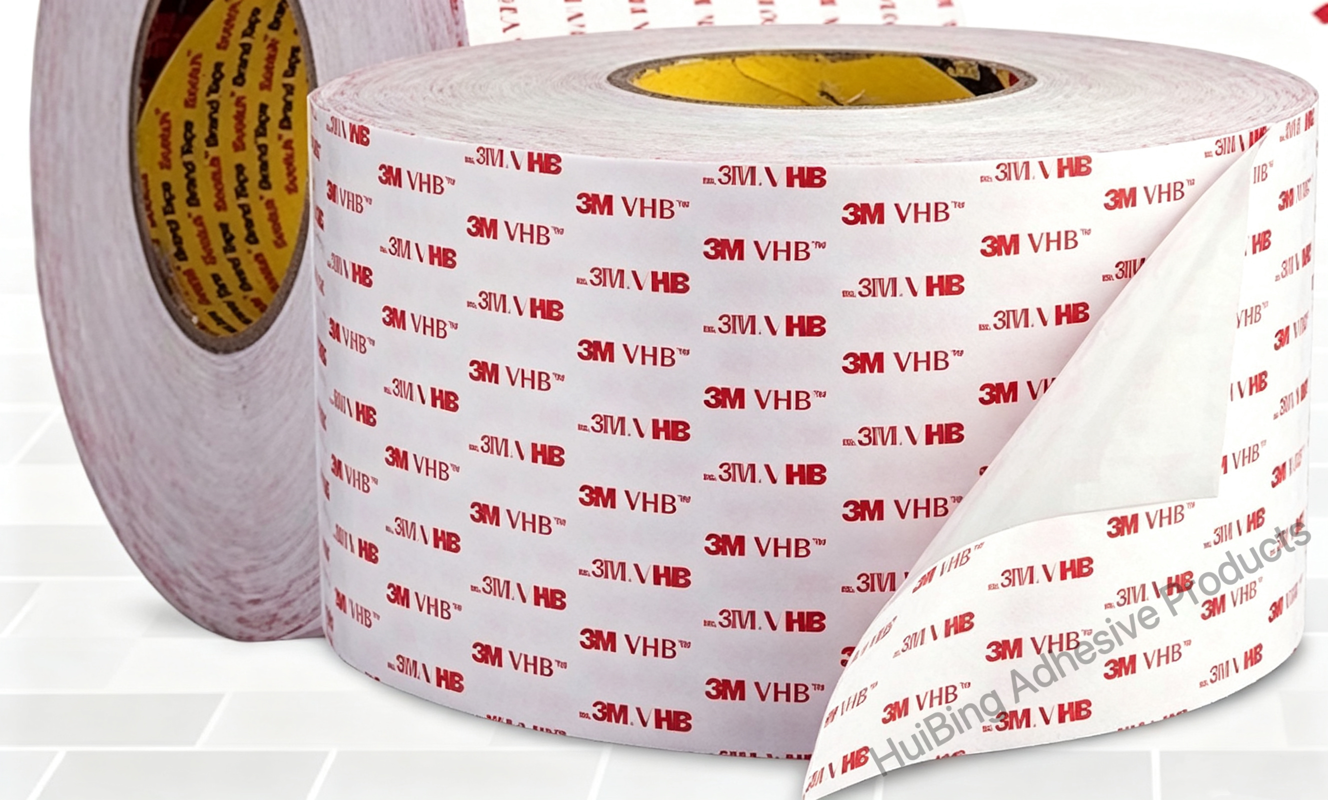 Transparent 0.6mm High Bonded Die Cut Adhesive Tape with 3M 4930 Material