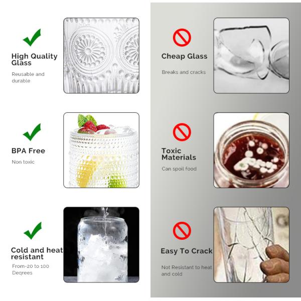 Ретро кристально чистые чаши для кофе, чашки для питья