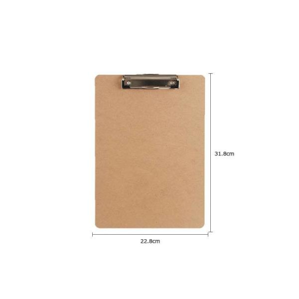 Сверхмощная деревянная медицинская доска сзажимом для бумаги для ухода с держателем ручки