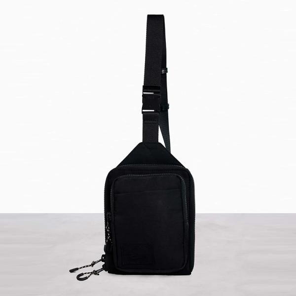 Custom Logo Messenger Mini Nylon Water Bottle Carrier Cross Chest Bag Acceptable OEM/ODM