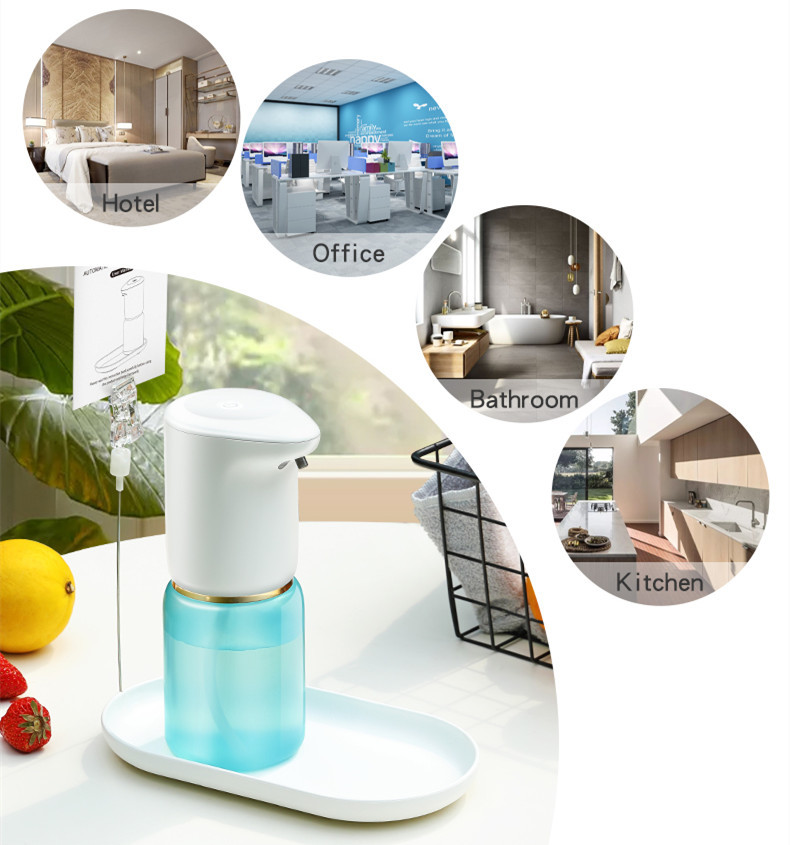 Оранжевый Bathroom 400ML CE распределителя мыла USB автоматический