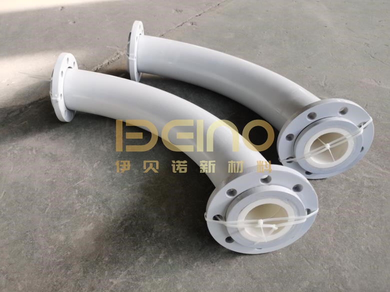 Custom Alumina Ceramic Lined Tee for Abrasive Material Conveying