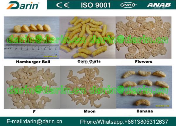 Orge blé riz extrudeuse soufflée Ligne de transformation alimentaire