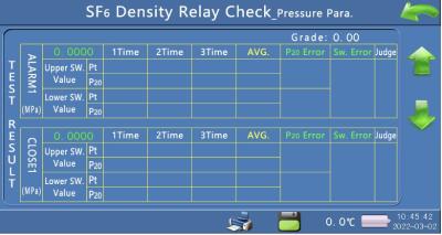 SF6 Density Relay ChecSF6 Density Meter Check 0.2 Level