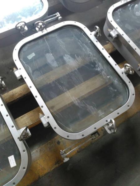 Rectangular Marine Windows Cabin Welding Installation Model Opening Type