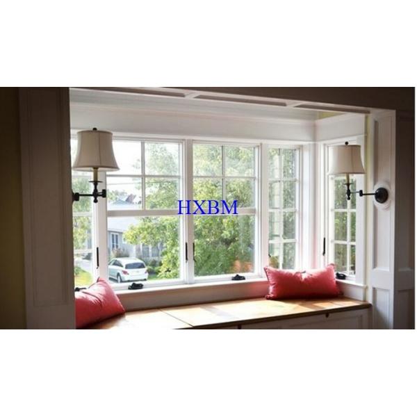 Консервация белое Упвк Виндовс жары, энергосберегающий француз Виндовс Упвк