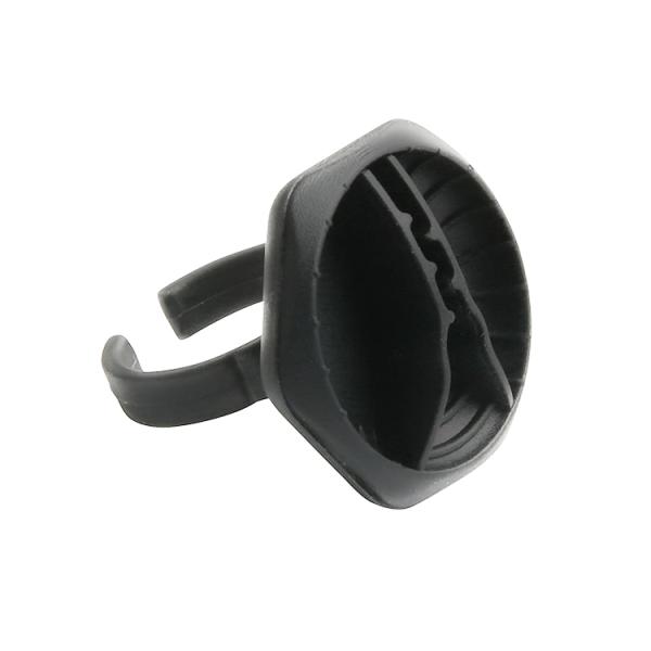 Black Hexagon Permanent Makeup Disposable Ring Cup Silicone Materials