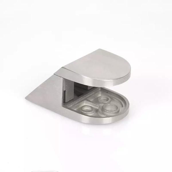 ステンレススチール304 ロストワックス 鋳造 90度 ガラスクリップ