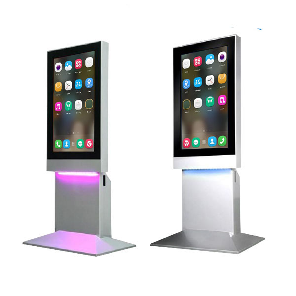 Standalone 43'' Super HD Human Sensor Advertising Touch Digital Kiosk Mall Advertising Kiosk