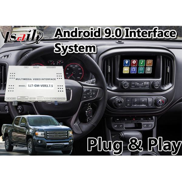 Интерфейс Carplay андроида 9,0 видео- для навигации 2014-2019 mirrorlink каньона GMC