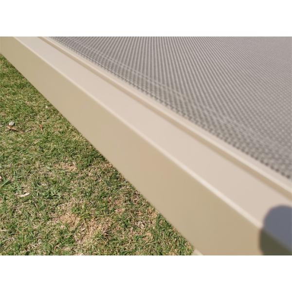 Upgrade Your Beach and Pool Experience with this Metal Outdoor Patio Wave Chaise Lounger