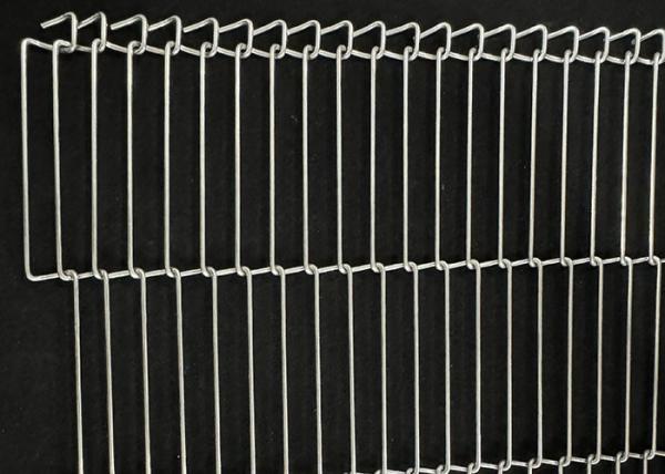 Resistência ao calor barras flexíveis 304 aço inoxidável escada rede de transportador para forno de pizza