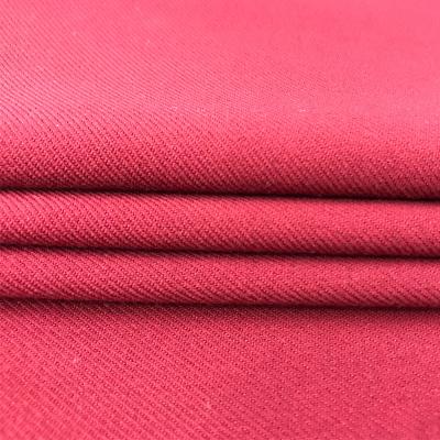 Material enfrentado dobro de tingidura tecido italiano do Tr da sarja da tela 267gsm do poliéster