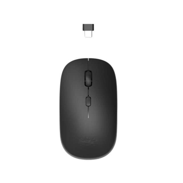 4D Rechargeable Wireless Mouse,2.4G/BT, 1600DPI, 500mAh Li-ion
