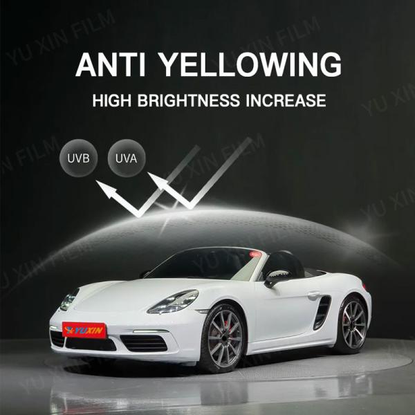 High Glossy TPH Paint Protection Film Black Color Car Wrap PPF Paint Film 7.5mil Thick