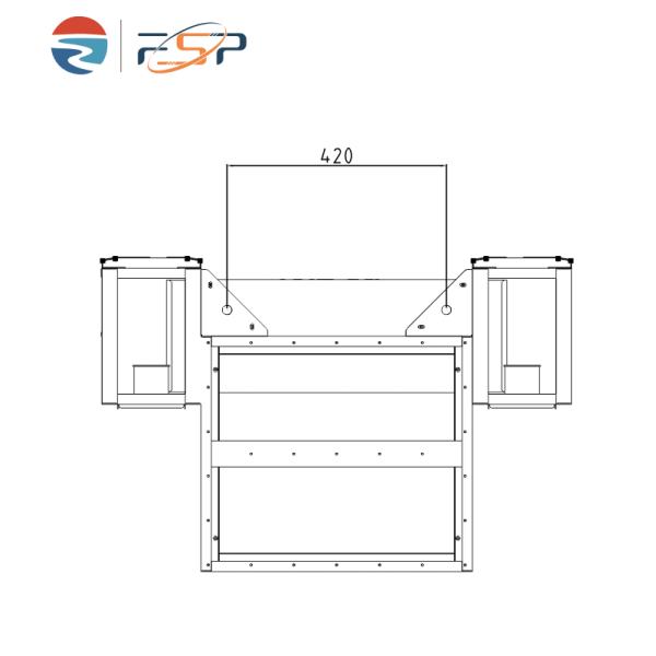 ODF из холоднокатаной стали для 19-дюймовой стандартной оптико-волоконной распределительной рамы в FTTH