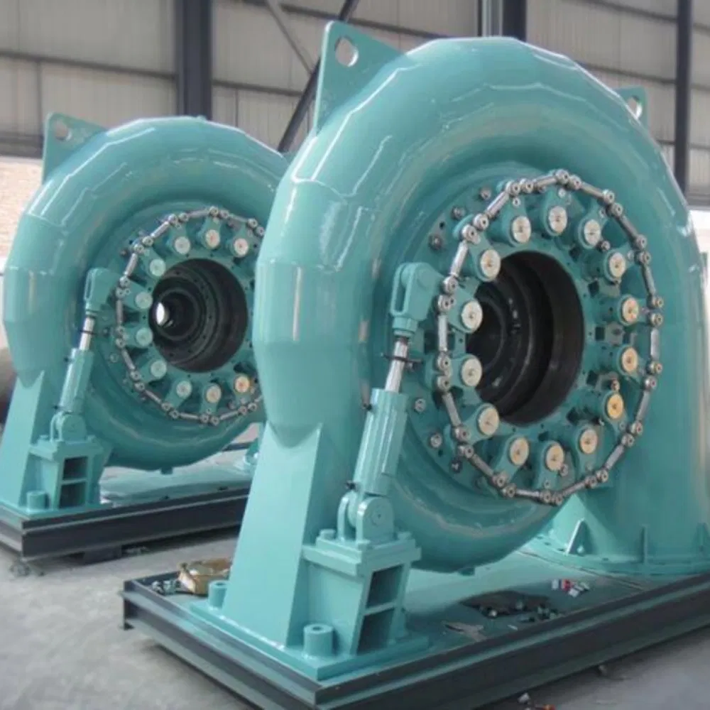 50kw-20MW Capacity Stainless Steel Runner Francis Hydro Turbine with 90% Efficiency for Hydropower Generation