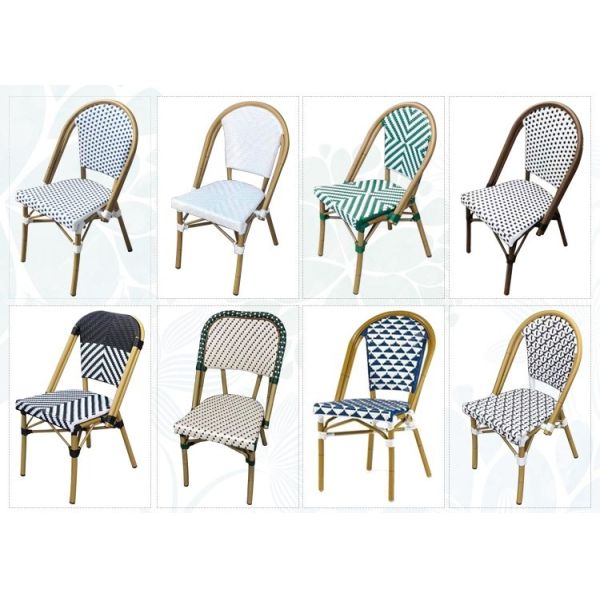 Outdoor Tables and Chairs Cafe Dining bar Garden Retro Rattan Dining Table and Chair Set