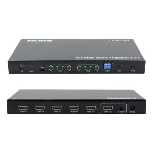 HDMI 4x2 Matrix Switcher 4K@60hz YUV4:4:4 18Gbps HDCP2.2 4 In 2 Out Hdmi Video