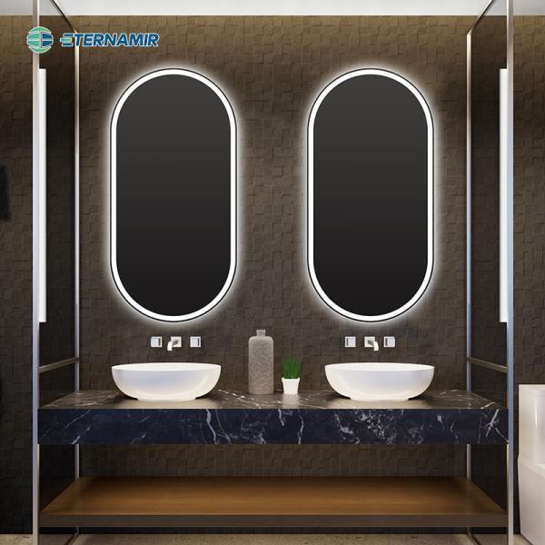 5 мм экологическое серебряное зеркало круглой формы светодиодное зеркало тщеславия для умных круглых зеркал