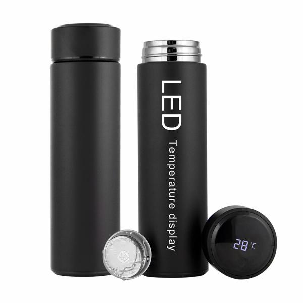Hot Water Insulated Thermos Steel Stainless Water Jug With Led Temperature Display