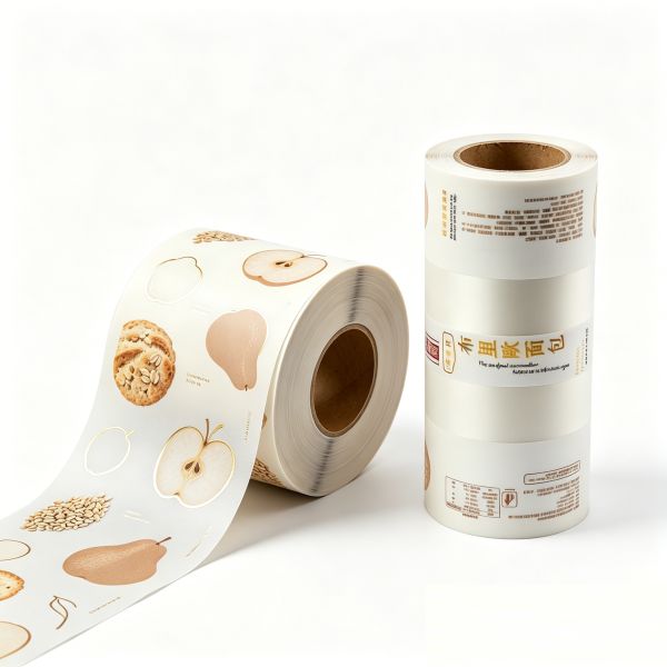 Custom Matte Finish Bread Packaging Rollstock Film | High Barrier Food Grade Laminated Roll Film for Bakery Bread & Pastry Automatic Packing