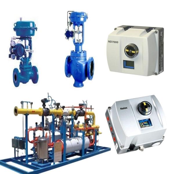 Flanged PFA PFA Liners Pneumatic Control Valve Positioner Samson with 4-20 mA Signal