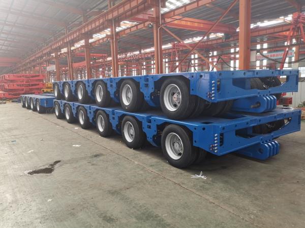 Heavy Equipment Trailer 300-Ton Hydraulic Steering Hydraulic Modular Transport Truck