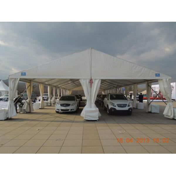 White Roof Large Warehouse Tent , Aluminum Frame Colorful PVC Wall Pagoda Gazebo Tent For Festival