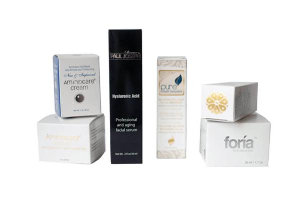 Pacotes de produtos de logotipo personalizado Pacotes de embalagem Caixa de impressão Pacotes de cuidados com a pele Pacotes de embalagem Caixa de cartão Caixa cosmética Pacotes de óleos essenciais