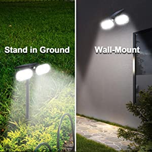2200mAh 10LM Outdoor Motion Solar Lights SMD3528 Solar LED Floodlight