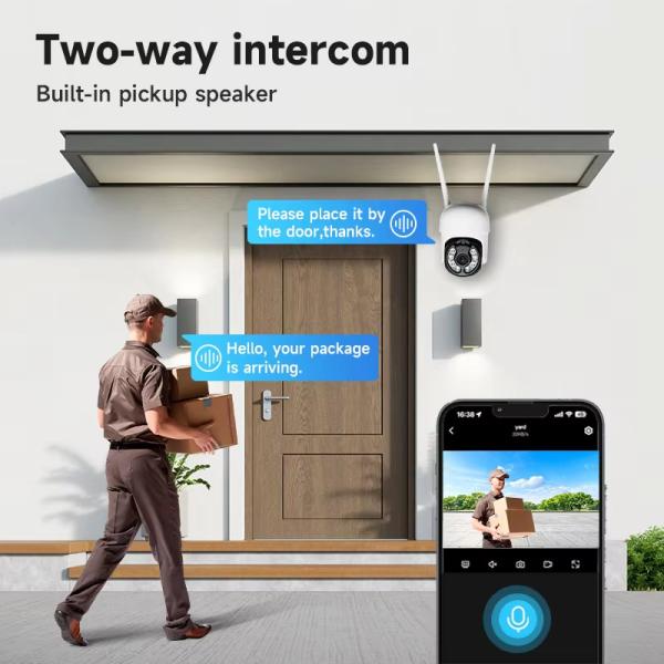 4MP HD Security Tuya Smart Wifi Camera Auto Tracking PTZ Home Network CCTV Camera Wireless  Network Camera