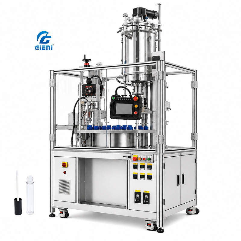 4 Nozzle Lip Gloss Filling Machine with 1000BPH Speed and 0-120C Temp Control for Viscous Formulas