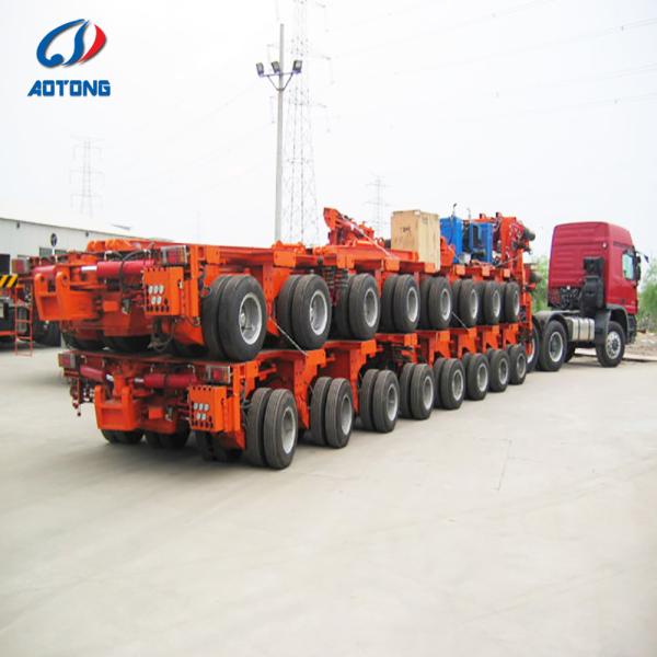 Lowbed Semi Trailer 35000kgs Capacity with Hydraulic Air Suspension