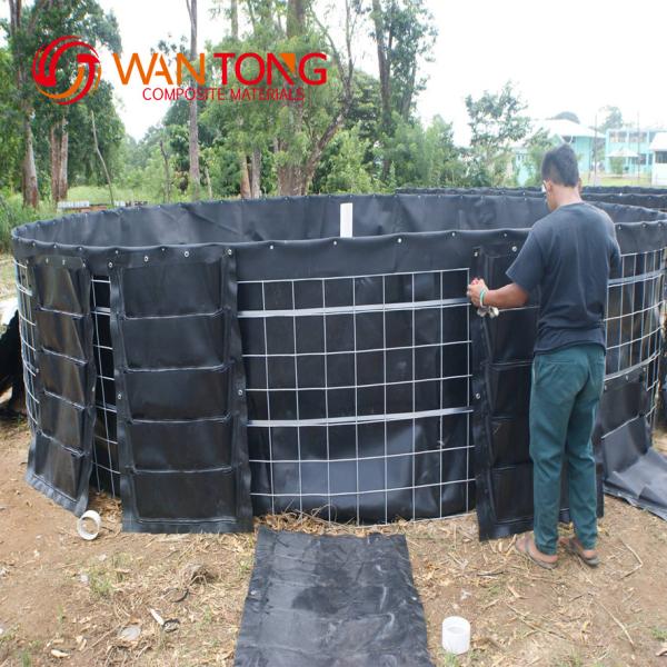 Design contemporâneo 0.5mm Fish Pond Liner Geomembrane para artificial Lake Fish Farming