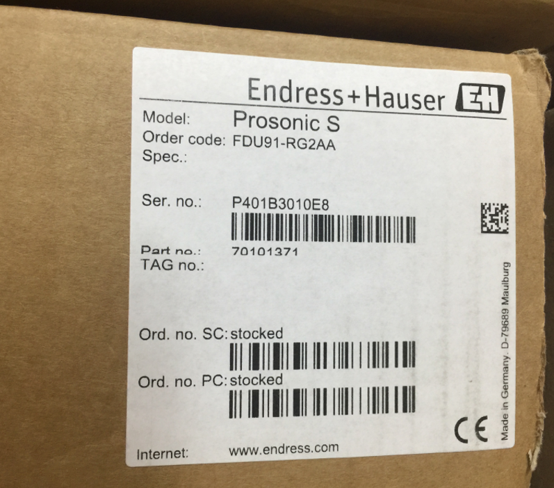 E+H FDU91-RG2AA Ultrasonic Level Sensor