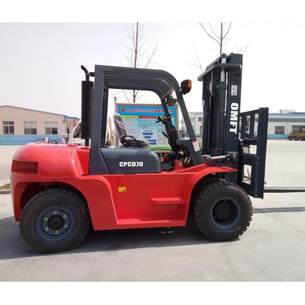 4.5m Lifting Height 7 Ton Diesel Forklift CPCD70 Forklift Truck Pneumatic or Solid Tyre
