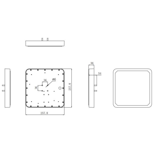 Impinj E710 Chip UHF Integrated RFID Reader Long Range 0 ̊30m Для управления доступом к активам