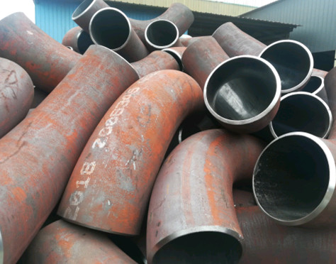 3D Welded Black Painting Carbon Steel Pipe Elbow Bend Seamless ASTM