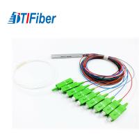 8 PLC en acier optique de Sc RPA Gpon de tube du diviseur 1x8 de fibre de la Manche de forte stabilité