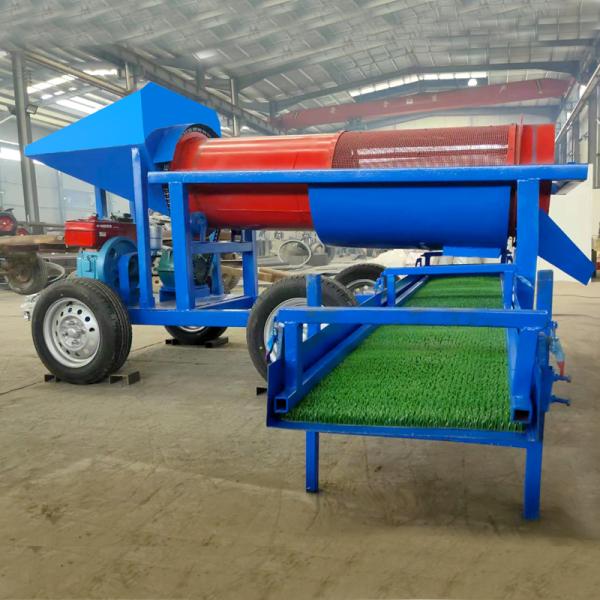 Small Scale 5-10 Tons Alluvial Gold Washing Plant Mobile Gold Mining Trommel Screen