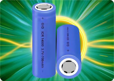 500 Ciclos 14500 Batería recargable 0.7A 3.7 V 700mAh Batería personalizada