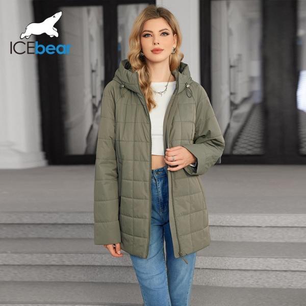 Spring/Autumn Padded Coat For Fatty Girls Simple And Elegant Basic Style No Cumbersome Design Hood